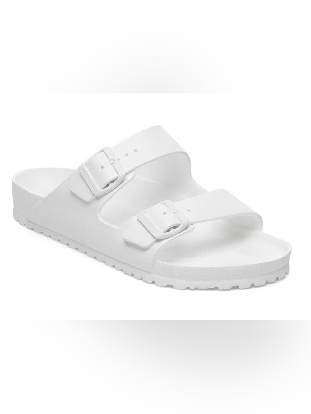 Birkenstock White Two-Strap EVA Sandals